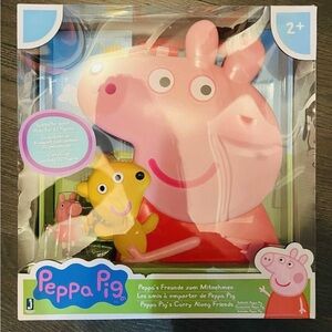 BNIB Peppa Pig Pink Carry-Along Friends
